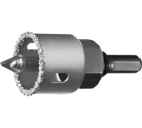 Коронка керамика/кирпич/пор.бетон карбид-вольфрам  38х25мм Зубр