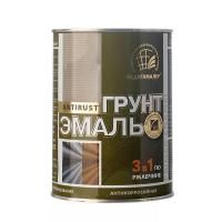 Грунт эмаль по ржавчине 3в1 зеленый мох 1,9 кг Радуга