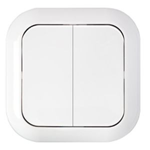 Выключатель 2-кл белый IP20 Гармония Беларусь---