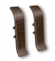 Плинтус Идеал 3Д 55 Классик 303  соединение венге темный