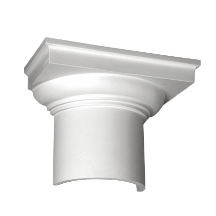 ПУ Европласт Капитель полуколонны 182х112х225 1.15.002