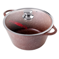 Кастрюля 3л с крышкой шоколад Горница(55)---