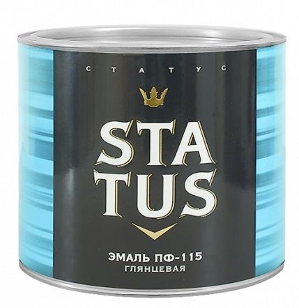 Эмаль ПФ-115 синяя 1,8 кг Status Радуга
