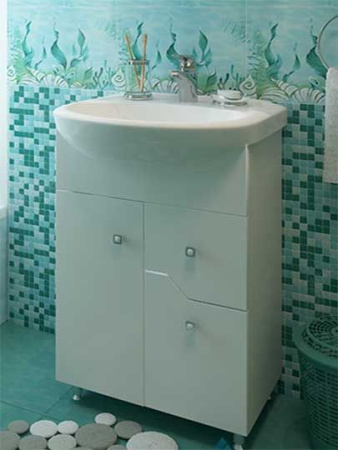 Тумба Rados 50 с умывальником Eva Gold