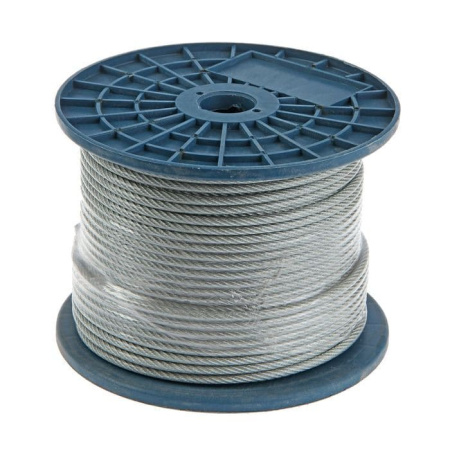 Трос стальной в оплетке  5/6мм