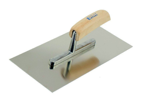 Гладилка стальная 130х280мм с деревянной ручкой Color Expert(5)