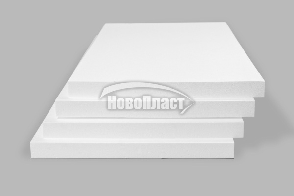 Пенополистирол ППС-20(ПСБ-С-35ф) 30х1000х1000мм Новопласт---5%