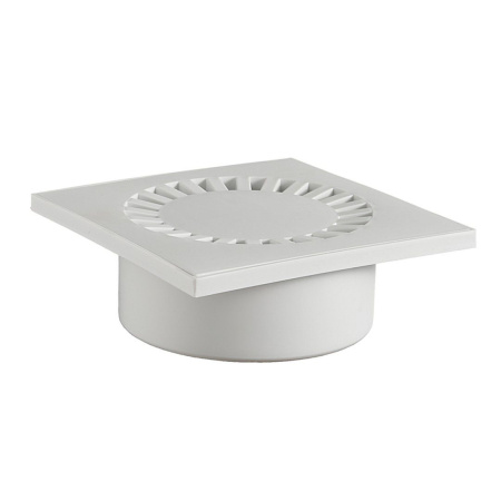 Трап ПП  50 150х150 вертикальный серый 5-0011