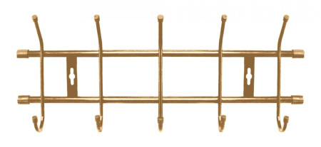 Вешалка настенная 5 крючков ВН5/БЖ бежевый Nika