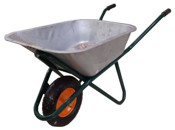 Тачка строительная 1 колесо 110л 300кг литое колесо  509 Мастер Belamos