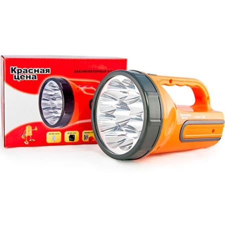 Фонарь прожектор 100Lm 1,2Ah Red 5388 Красная цена---